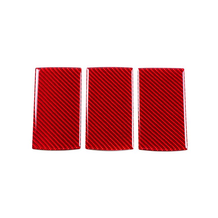 JDMuscle [22-26 WRX] P&S Series Carbon Fiber Car Seat Hook Covers 3 PC| Black Carbon Fiber/ Red Carbon Fiber - Graveyard Performance