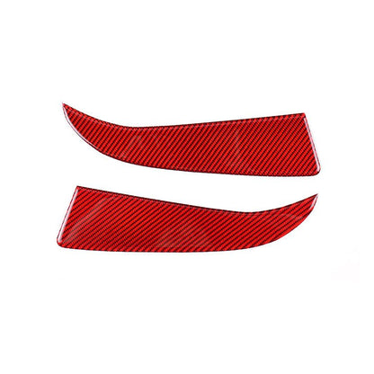 JDMuscle [22-26 WRX] P&S Series Carbon Fiber Center Kicker Panel Accents 2 PC| Black Carbon Fiber/ Red Carbon Fiber - Graveyard Performance