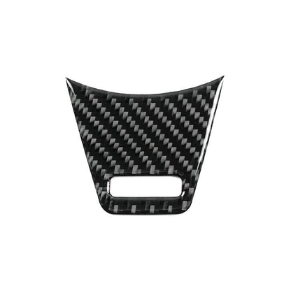 JDMuscle [22-26 WRX] P&S Series Carbon Fiber Steering Wheel Lower Trim Cover | Black Carbon Fiber/ Red Carbon Fiber - Graveyard Performance