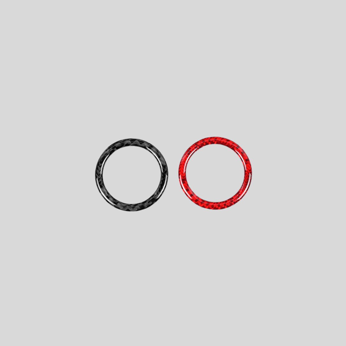 JDMuscle [22-26 WRX] P&S Series Carbon Fiber Trip Reset Button Frame Cover 1 PC | Black Carbon Fiber/ Red Carbon Fiber - Graveyard Performance