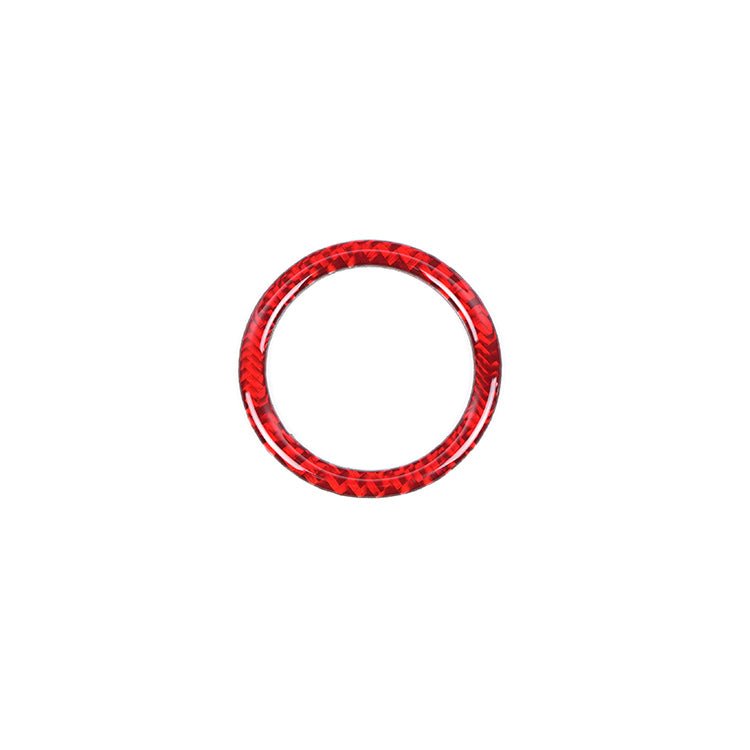 JDMuscle [22-26 WRX] P&S Series Carbon Fiber Trip Reset Button Frame Cover 1 PC | Black Carbon Fiber/ Red Carbon Fiber - Graveyard Performance