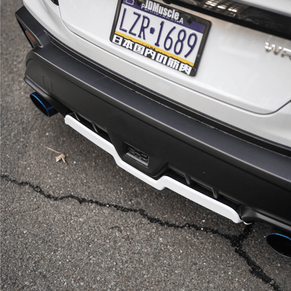 JDMuscle [22-26 WRX] Rear Diffuser V1 | Paint Matched / Gloss Black / Cherry Red - Graveyard Performance