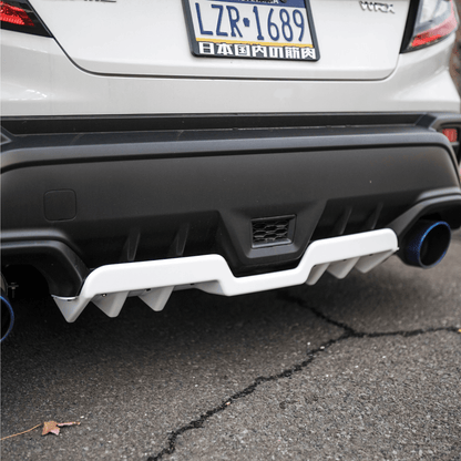 JDMuscle [22-26 WRX] Rear Diffuser V1 | Paint Matched / Gloss Black / Cherry Red - Graveyard Performance