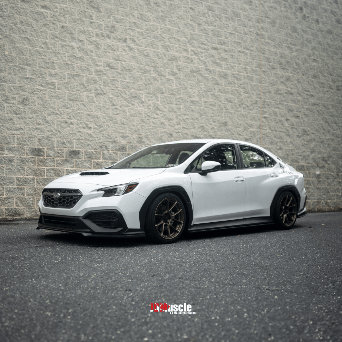 JDMuscle [22-26 WRX] Spec OE+ Carbon Fiber Front Lip - Graveyard Performance