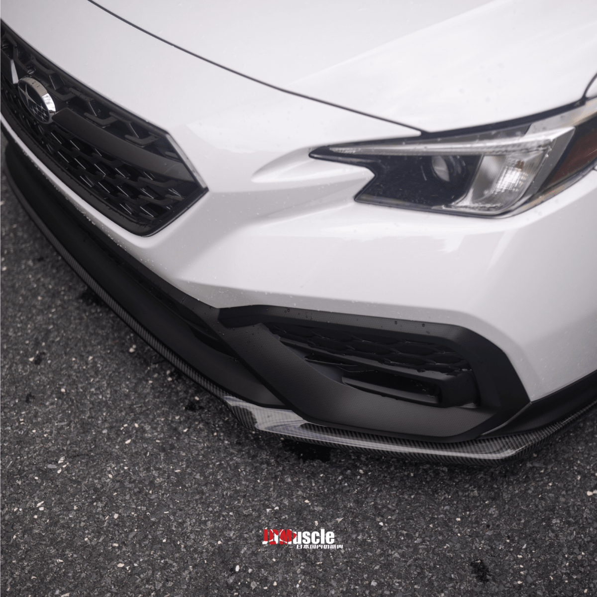 JDMuscle [22-26 WRX] Spec OE+ Carbon Fiber Front Lip - Graveyard Performance