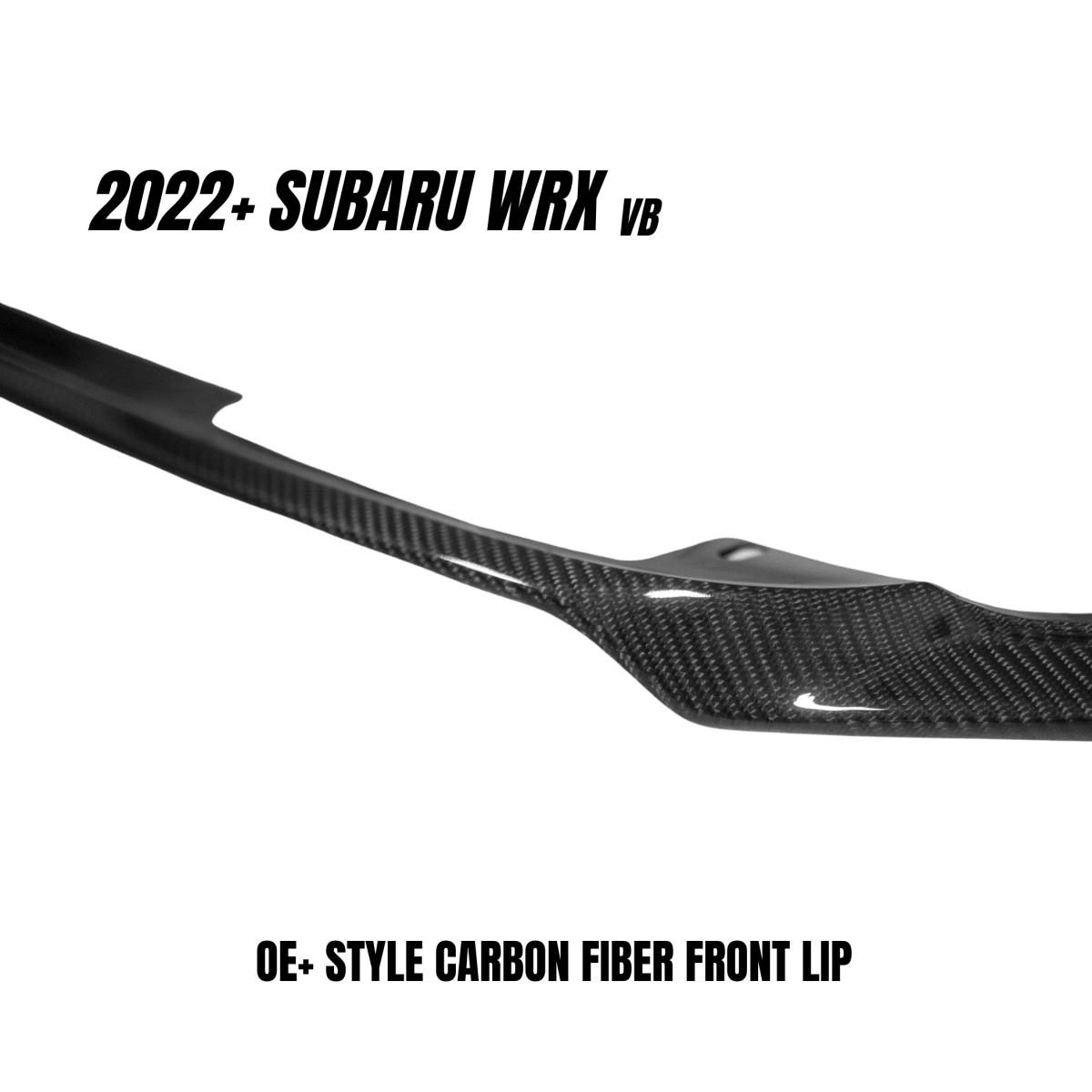 JDMuscle [22-26 WRX] Spec OE+ Carbon Fiber Front Lip - Graveyard Performance