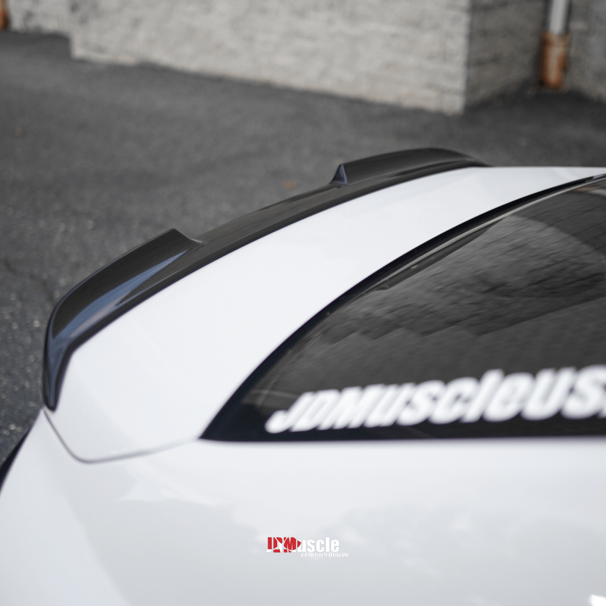 JDMuscle [22-26 WRX] STI Style Duck Bill Spoiler-Paint Matched/Gloss Black - Graveyard Performance