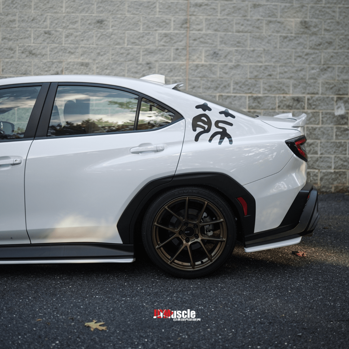 JDMuscle [22-26 WRX] STI Style Duck Bill Spoiler-Paint Matched/Gloss Black - Graveyard Performance