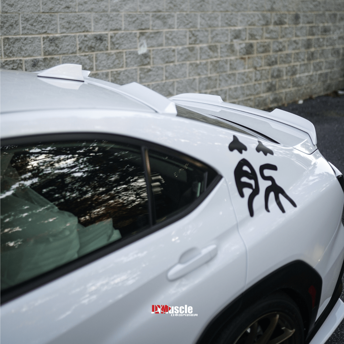 JDMuscle [22-26 WRX] STI Style Duck Bill Spoiler-Paint Matched/Gloss Black - Graveyard Performance