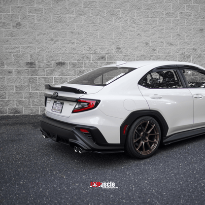 JDMuscle [22-26 WRX] STI Style Duck Bill Spoiler-Paint Matched/Gloss Black - Graveyard Performance