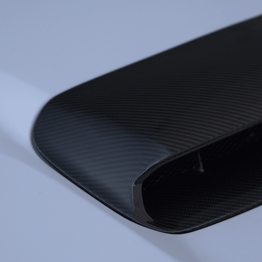 JDMuscle [22-26 WRX] Tanso Carbon Fiber GC8 Style Hood Scoop - Graveyard Performance