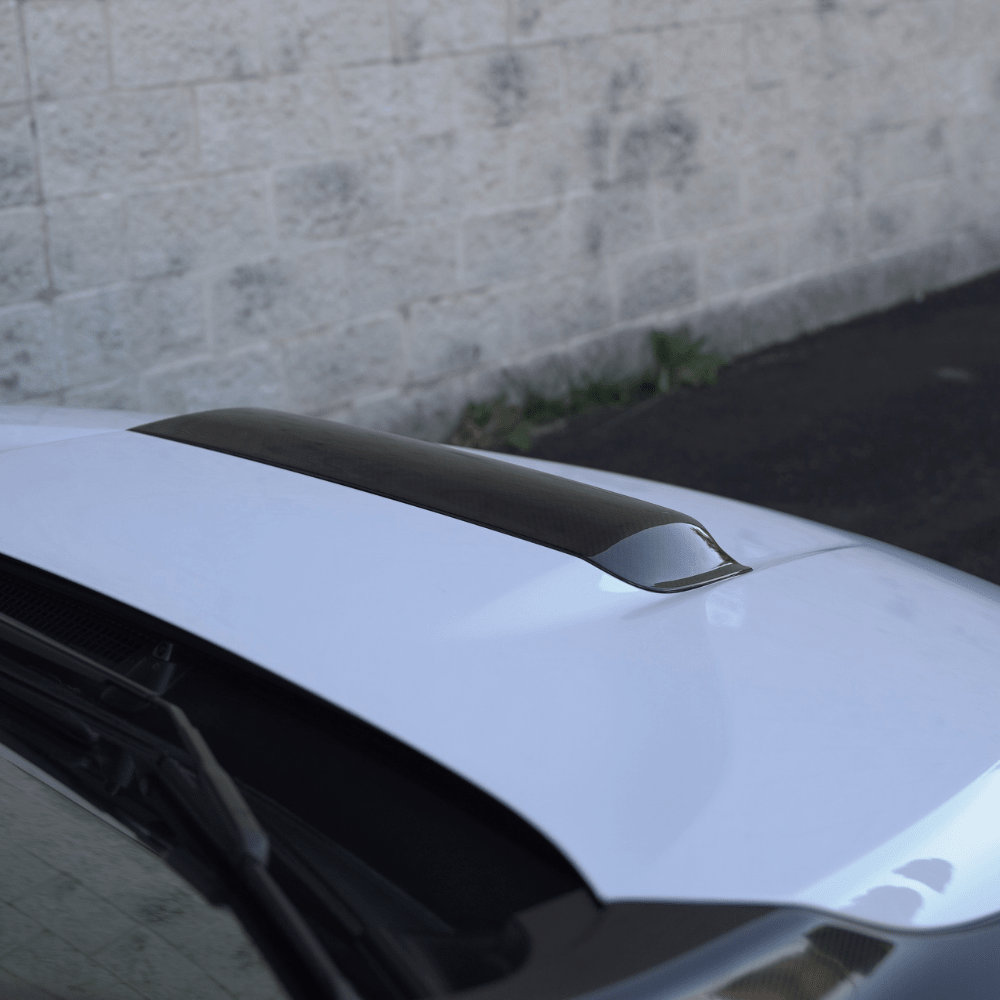 JDMuscle [22-26 WRX] Tanso Carbon Fiber GC8 Style Hood Scoop - Graveyard Performance