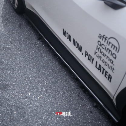 JDMuscle [22-26 WRX] Spec STI Carbon Fiber Side Skirts - Graveyard Performance