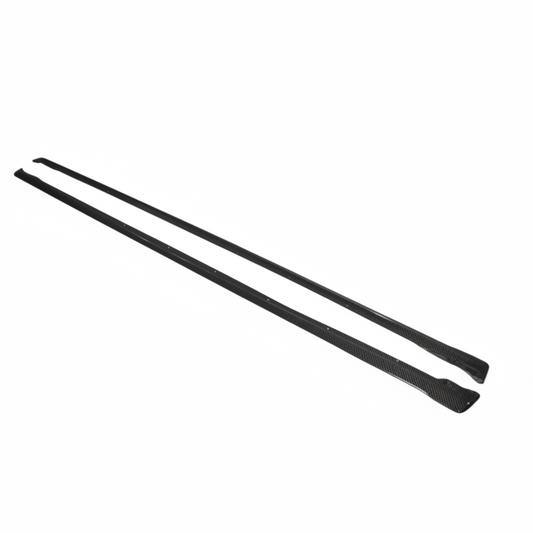JDMuscle [22-26 WRX] Spec STI Carbon Fiber Side Skirts - Graveyard Performance