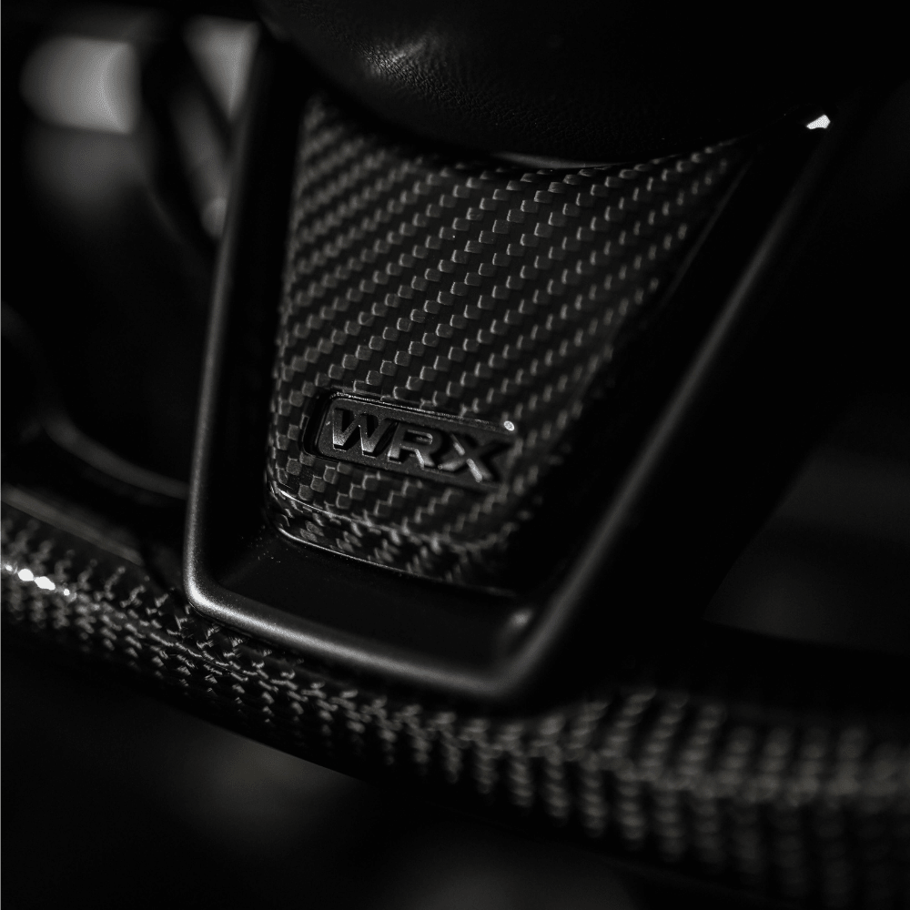 JDMuscle [22-26 WRX] Tanso Carbon Fiber Steering Wheel Lower Trim Cover | JDM-WRX22-527 - Graveyard Performance