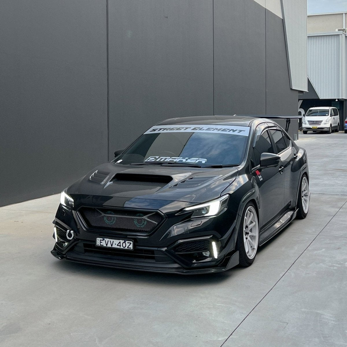 JDMuscle [22-26 WRX] Tanso Carbon Fiber V2 Side Skirts - Graveyard Performance