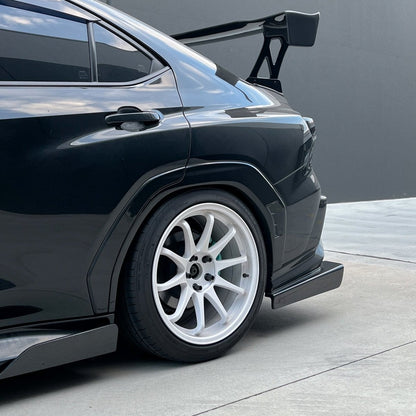 JDMuscle [22-26 WRX] Tanso Carbon Fiber V2 Side Skirts - Graveyard Performance