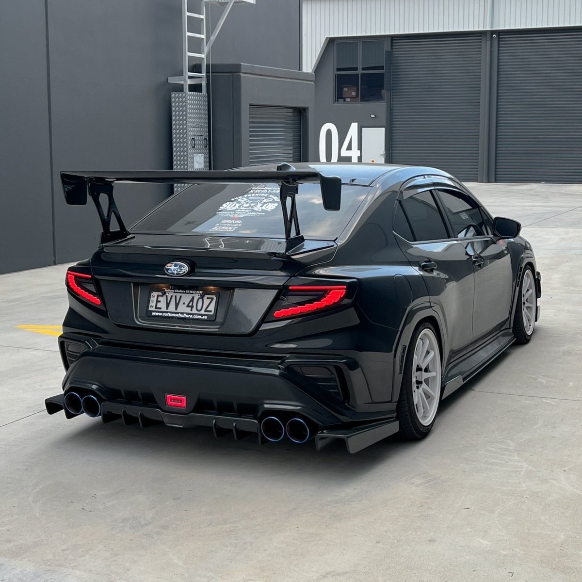JDMuscle [22-26 WRX] Tanso Carbon Fiber V2 Side Skirts - Graveyard Performance