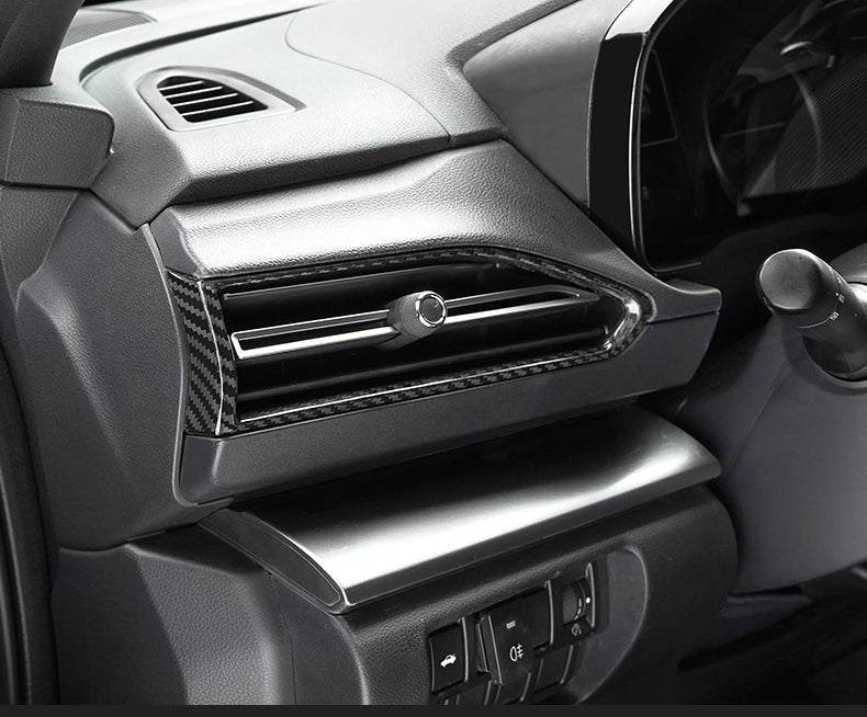 JDMuscle [22-26 WRX] Tanso Pre-preg Carbon Fiber AC Vents Covers 6 PCs - Graveyard Performance