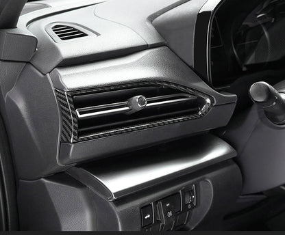 JDMuscle [22-26 WRX] Tanso Pre-preg Carbon Fiber AC Vents Covers 6 PCs - Graveyard Performance