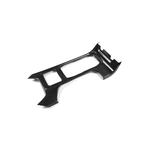 JDMuscle [22-26 WRX] Tanso Pre-preg Carbon Fiber Cup Holder Trim Cover - Graveyard Performance