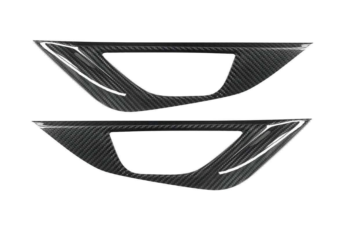 JDMuscle [22-26 WRX] Tanso Pre-preg Carbon Fiber Door Panel Covers - 4 PC - Graveyard Performance