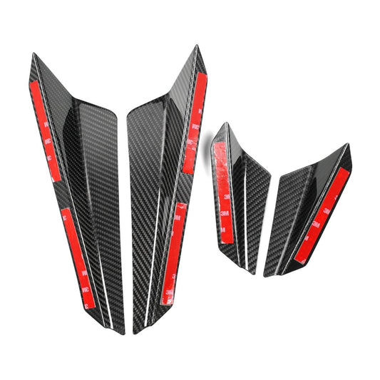 JDMuscle [22-26 WRX] Tanso Pre-preg Carbon Fiber Front Bumper Canards Set of 4 - Graveyard Performance