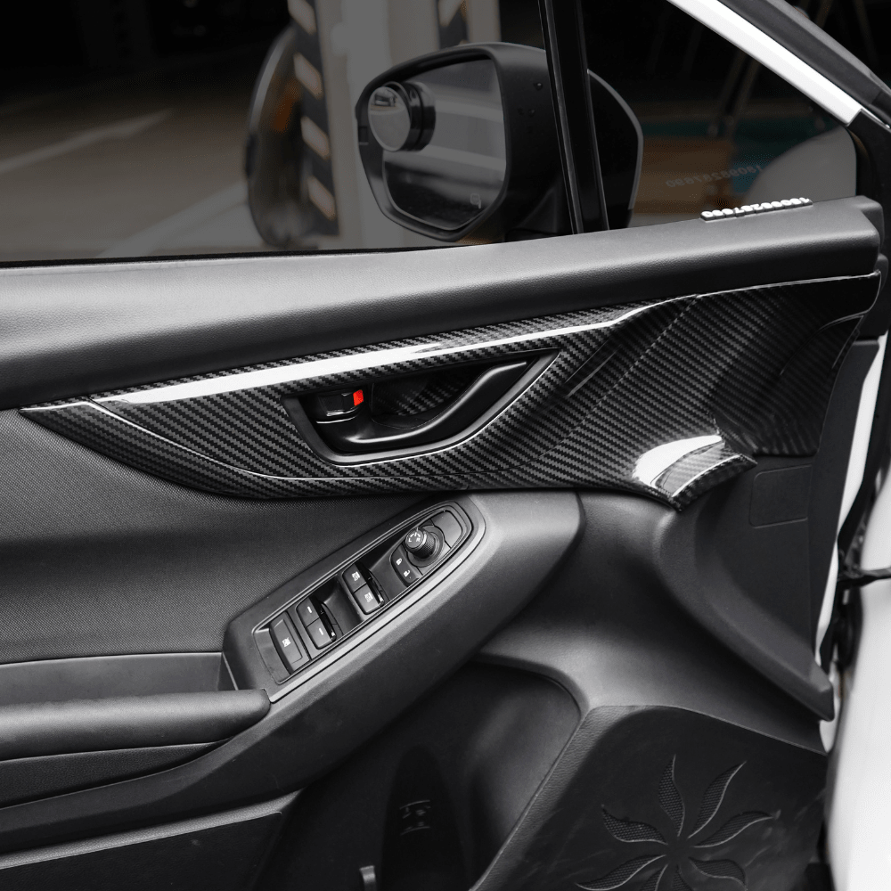 JDMuscle [22-26 WRX] Tanso Pre-preg Carbon Fiber Door Panel Covers - 4 PC - Graveyard Performance