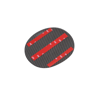 JDMuscle [22-26 WRX] Tanso Pre-preg Carbon Fiber Fuel Door Cover - Graveyard Performance