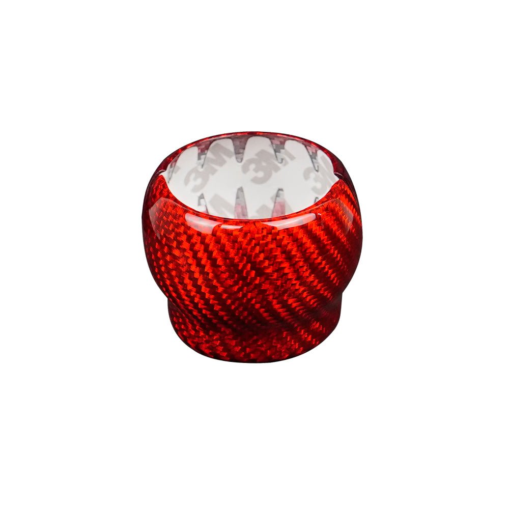 JDMuscle [22-26 WRX] Tanso Pre-preg Carbon Fiber Shift Knob Surround Cover - Graveyard Performance