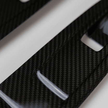 JDMuscle [22-26 WRX] Tanso Pre-preg Carbon Fiber Window Switch Cover with Gloss Finish - Graveyard Performance