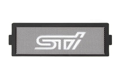 JDMuscle [22-26 WRX, 19+ Ascent, 20+ Outback, 20+ Legacy] Top Mount Intercooler Mesh Guard with WRX/STI Logo-Red/White - Graveyard Performance