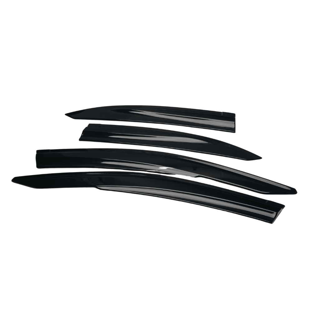 JDMuscle [22-26 WRX] V1 Rain Guards / Window Visors-Acrylic/Carbon Fiber - Graveyard Performance