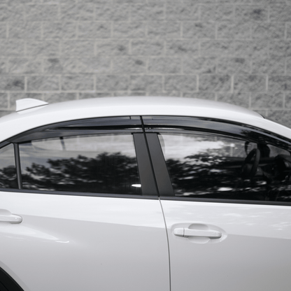 JDMuscle [22-26 WRX] V1 Rain Guards / Window Visors-Acrylic/Carbon Fiber - Graveyard Performance