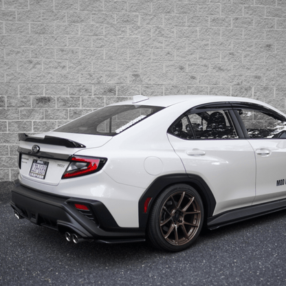 JDMuscle [22-26 WRX] V1 Rain Guards / Window Visors-Acrylic/Carbon Fiber - Graveyard Performance