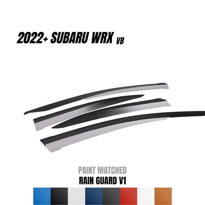 JDMuscle [22-26 WRX] V1 Rain Guards / Window Visors-Paint Matched - Graveyard Performance