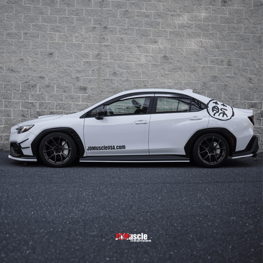 JDMuscle [22-26 WRX] V1 Rain Guards / Window Visors-Paint Matched - Graveyard Performance