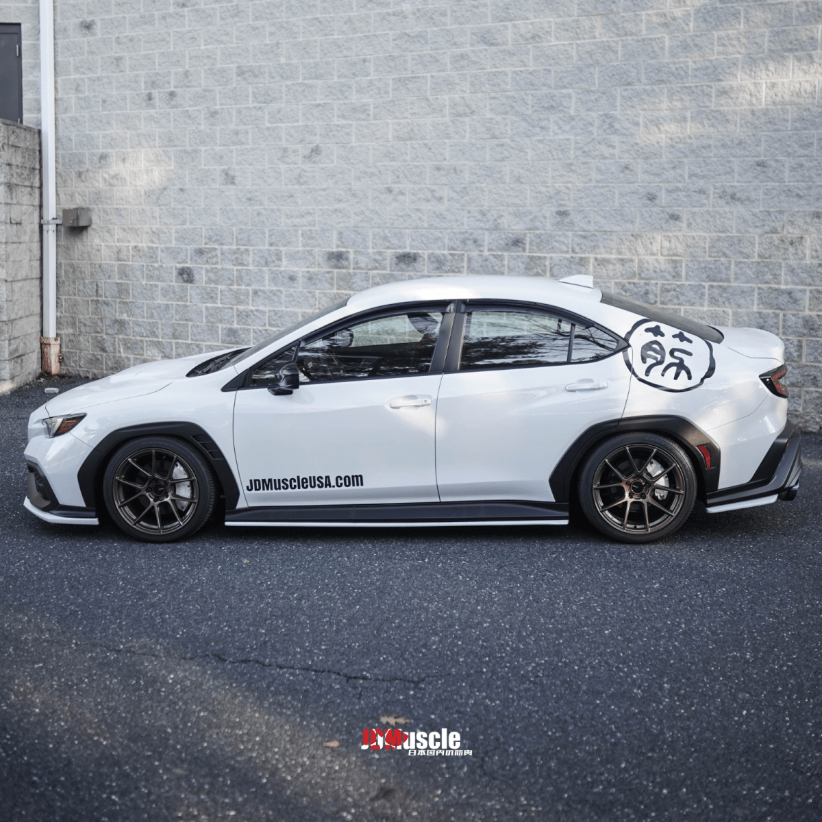 JDMuscle [22-26 WRX] V2 Rain Guards / Window Visors - Graveyard Performance