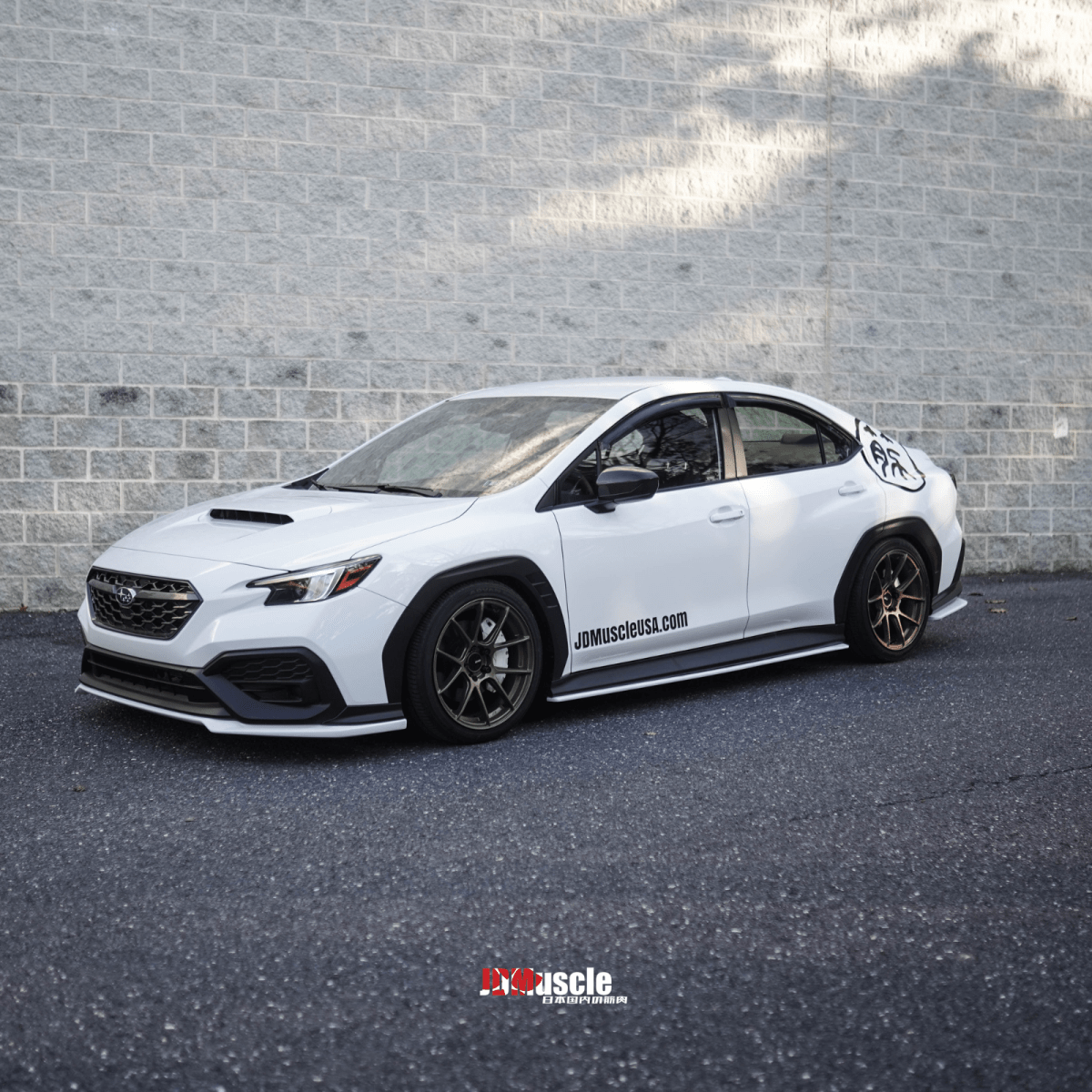 JDMuscle [22-26 WRX] V2 Rain Guards / Window Visors - Graveyard Performance