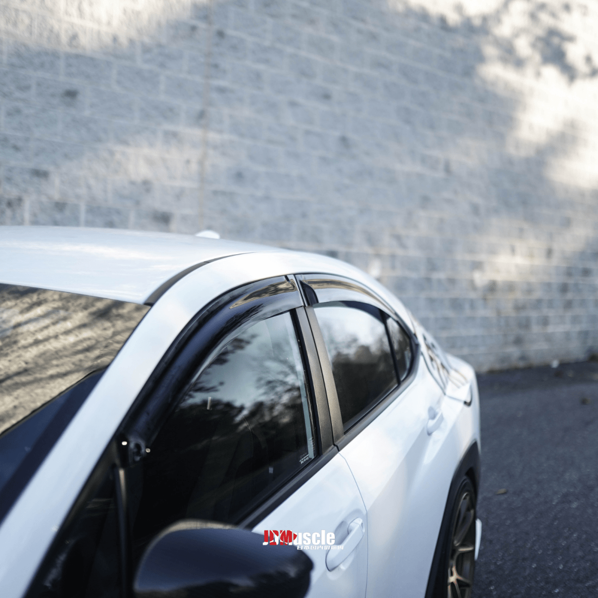 JDMuscle [22-26 WRX] V2 Rain Guards / Window Visors - Graveyard Performance