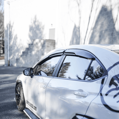 JDMuscle [22-26 WRX] V3 Rain Guards / Window Visors - Graveyard Performance