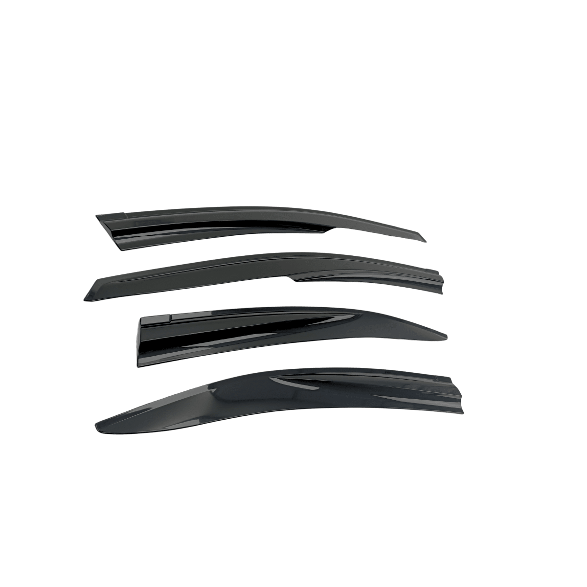 JDMuscle [22-26 WRX] V4 Rain Guards / Window Visor-Plastic/Carbon - Graveyard Performance