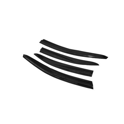 JDMuscle [22-26 WRX] V4 Rain Guards / Window Visor-Plastic/Carbon - Graveyard Performance