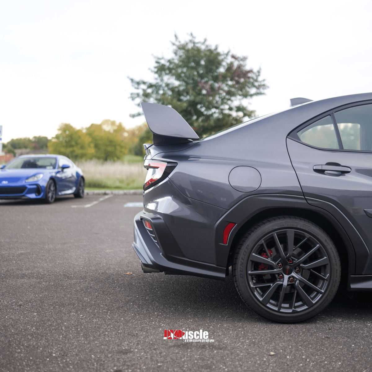 JDMuscle [22-26 WRX] VA STI Style 5-Piece Spoiler-Paint Matched/Gloss Black/ABS *Final Edition - Graveyard Performance