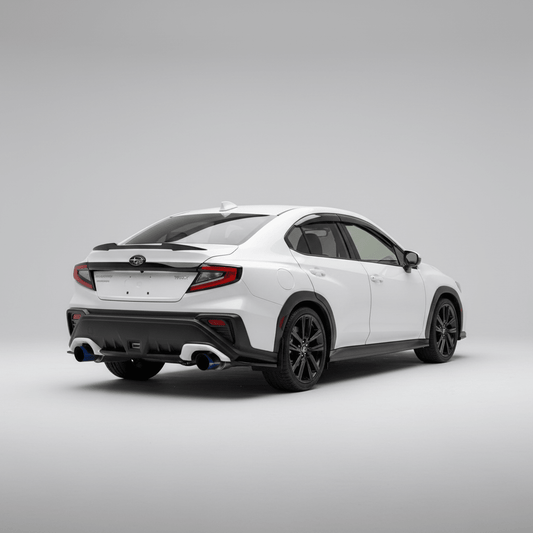 JDMuscle [22-26 WRX] Vacumm-Infused V6 Carbon Fiber Duck Bill Spoiler
