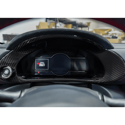 JDMuscle 22+ BRZ/GR86 Tanso Pre-preg Carbon Fiber Speedometer/ Cluster Cover w/ Gloss Finish - Graveyard Performance
