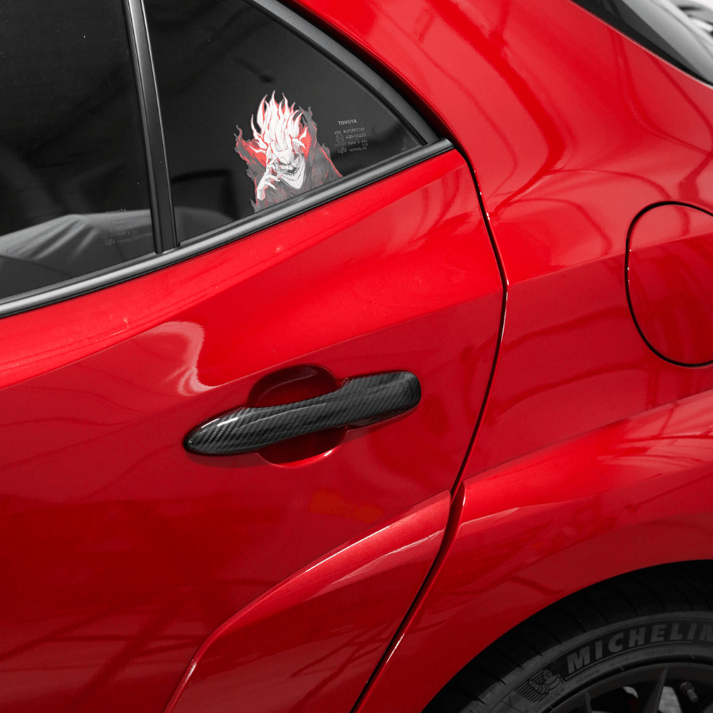 JDMuscle [23-24 GR Corolla, 19+ Hatch] Carbon Fiber Door Handle Covers (4PC) - Graveyard Performance