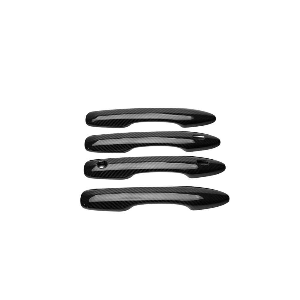 JDMuscle [23-24 GR Corolla, 19+ Hatch] Carbon Fiber Door Handle Covers (4PC) - Graveyard Performance