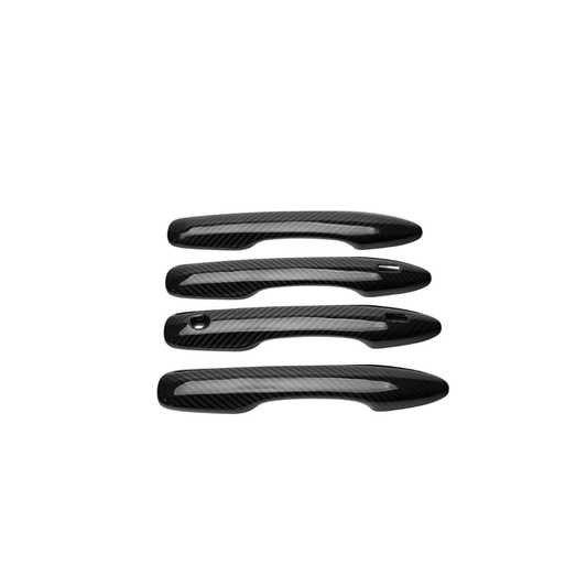 JDMuscle [23-24 GR Corolla, 19+ Hatch] Carbon Fiber Door Handle Covers (4PC) - Graveyard Performance