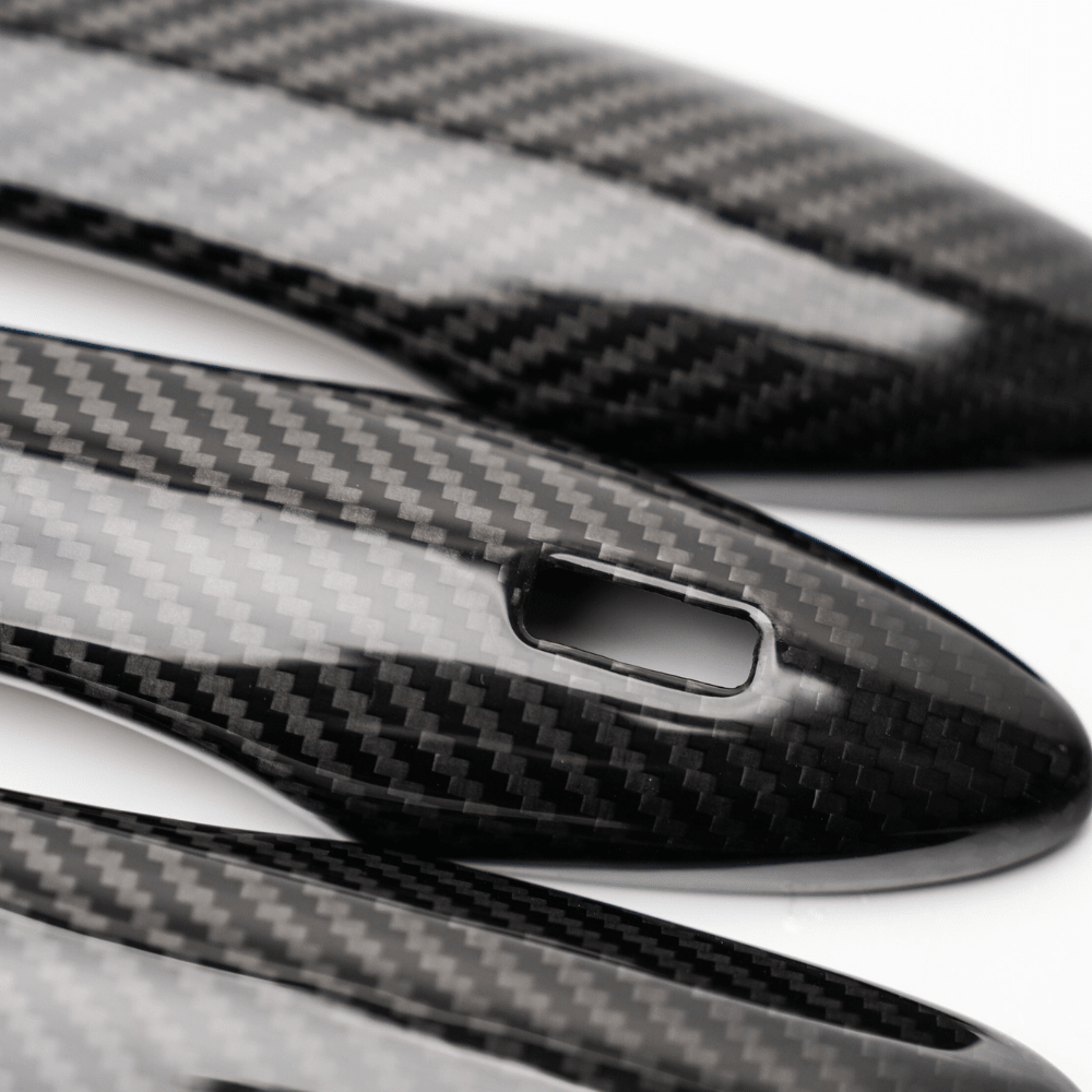 JDMuscle [23-24 GR Corolla, 19+ Hatch] Carbon Fiber Door Handle Covers (4PC) - Graveyard Performance